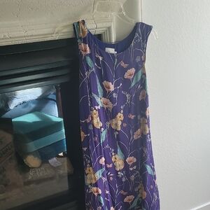Anthropologie Floral Sleeveless Dress